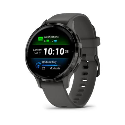 Relógio Monitor Cardíaco de Pulso com GPS Garmin Venu 3S Grafite WW 41mm