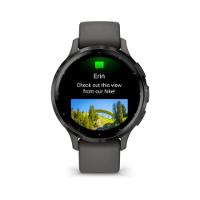 Relógio Monitor Cardíaco de Pulso com GPS Garmin Venu 3S Grafite WW 41mm
