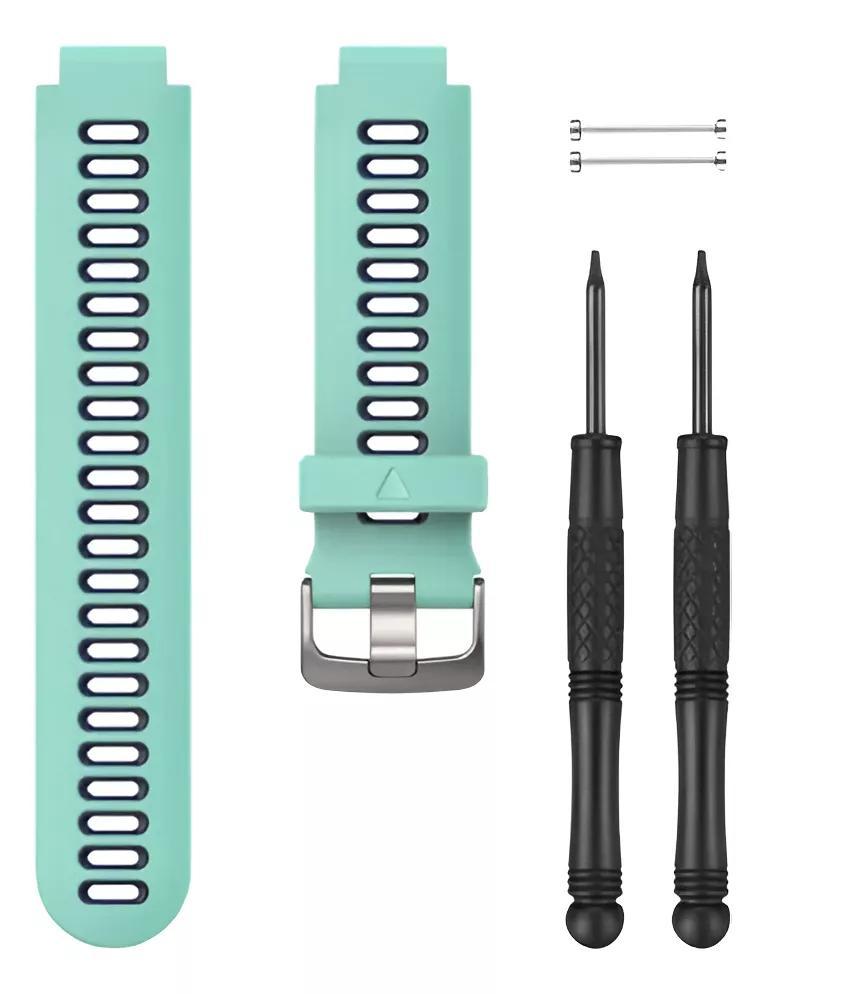 Smartwatch Pulseira Garmin Forerunner 230/235/630/735XT Verde Água e Azul Marinho - 1