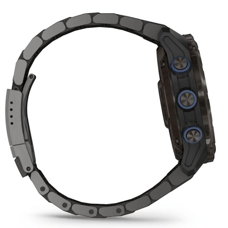 Smartwatch Relógio Garmin Descent Mk3i com Monitor Cardíaco de Pulso e GPS Cinza Carbono Titânio DLC c/ pulseira de Titânio - 6