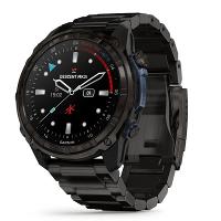 Smartwatch Relógio Garmin Descent Mk3i com Monitor Cardíaco de Pulso e GPS Cinza Carbono Titânio DLC c/ pulseira de Titânio - 1