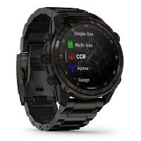 Smartwatch Relógio Garmin Descent Mk3i com Monitor Cardíaco de Pulso e GPS Cinza Carbono Titânio DLC c/ pulseira de Titânio - 3