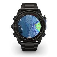 Smartwatch Relógio Garmin Descent Mk3i com Monitor Cardíaco de Pulso e GPS Cinza Carbono Titânio DLC c/ pulseira de Titânio - 5