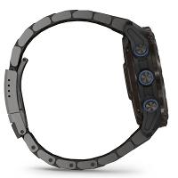 Smartwatch Relógio Garmin Descent Mk3i com Monitor Cardíaco de Pulso e GPS Cinza Carbono Titânio DLC c/ pulseira de Titânio - 6