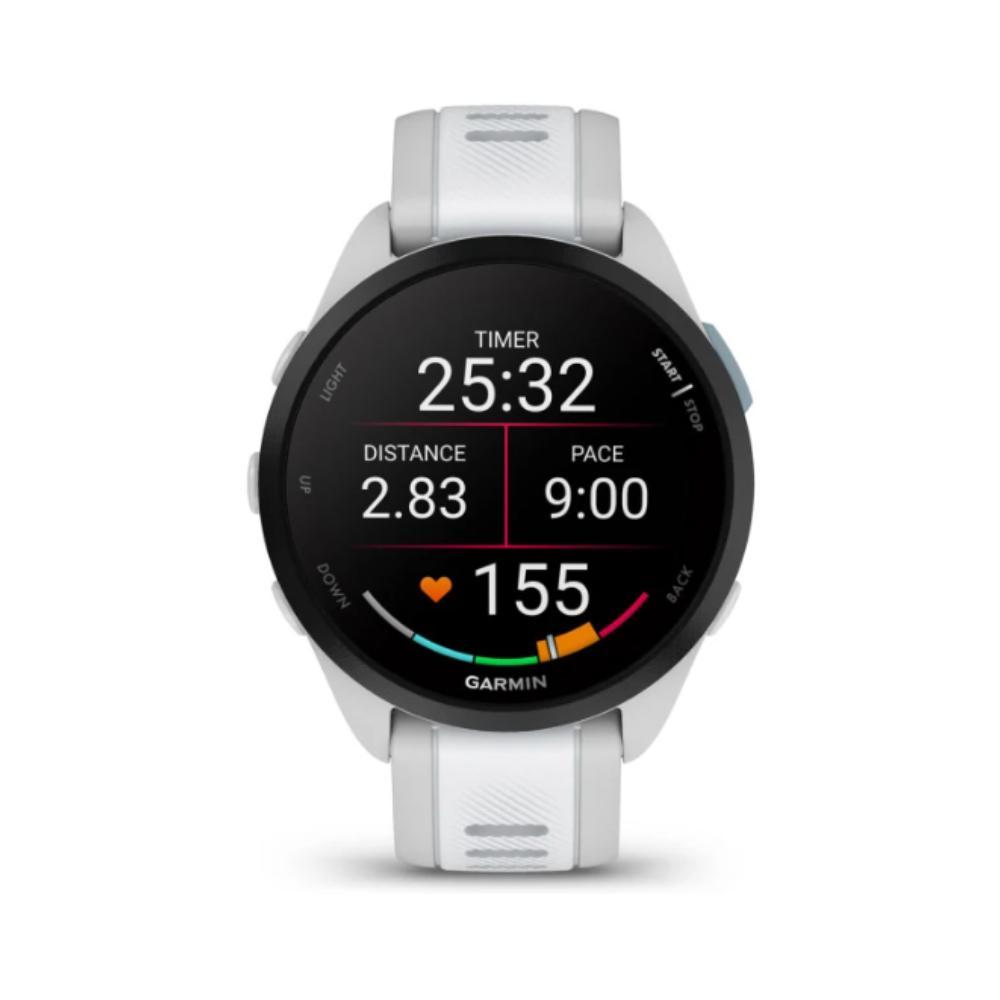 Smartwatch Relógio Garmin Forerunner 165 Music Cinza e Branco WW com Monitor Cardíaco de Pulso e GPS 43mm - 2
