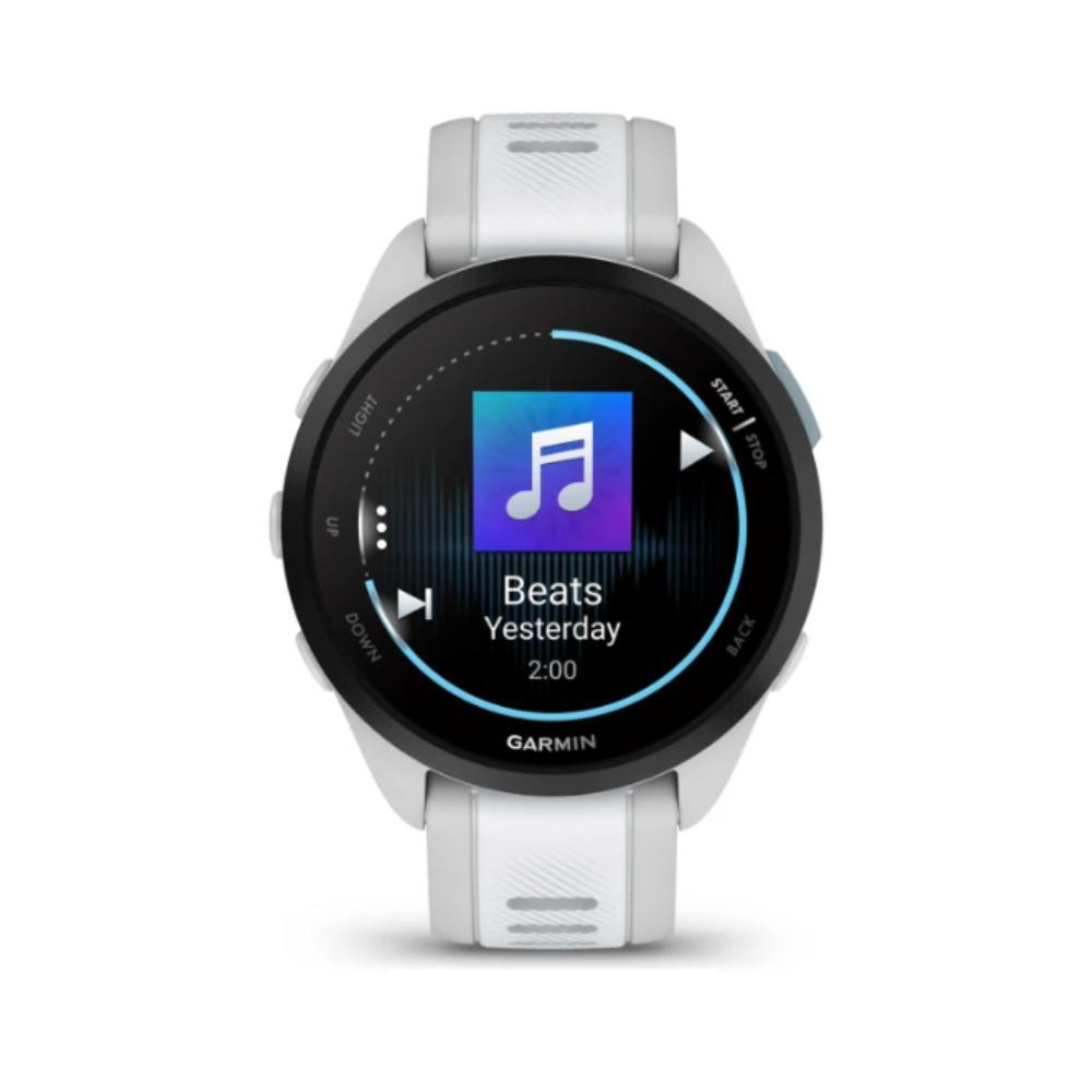 Smartwatch Relógio Garmin Forerunner 165 Music Cinza e Branco WW com Monitor Cardíaco de Pulso e GPS 43mm - 4