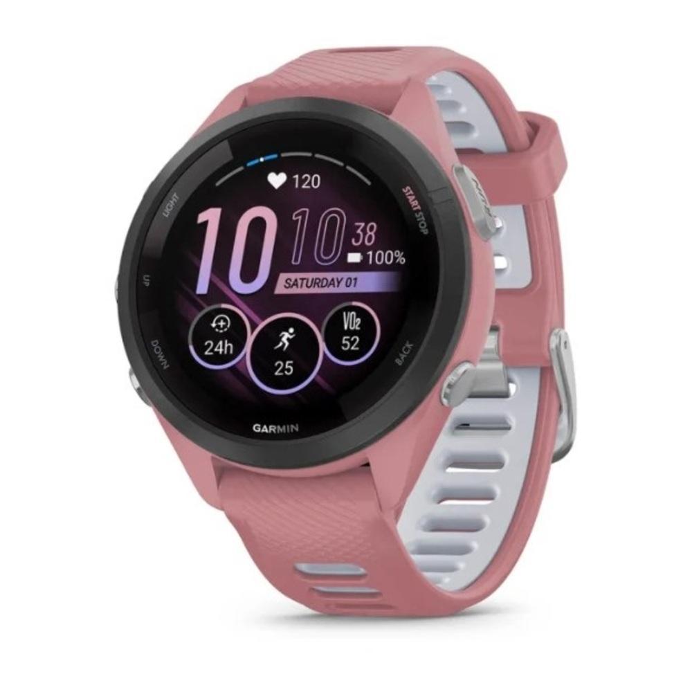Smartwatch Relógio Garmin Forerunner 265S Music Rosa EU/PAC com Monitor Cardíaco de Pulso e GPS 42mm - 1