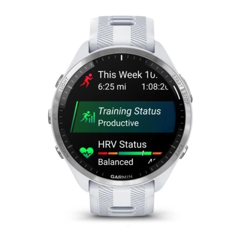 Smartwatch Relógio Garmin Forerunner 965 Branco AS com Monitor Cardíaco de Pulso e GPS 47mm - 2