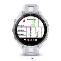 Smartwatch Relógio Garmin Forerunner 965 Branco AS com Monitor Cardíaco de Pulso e GPS 47mm