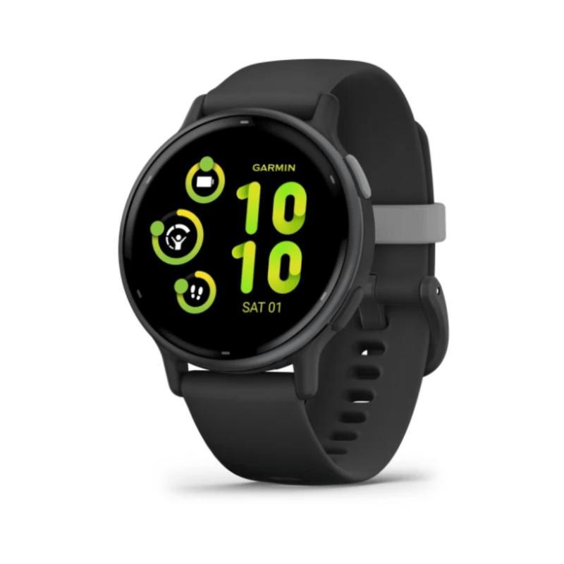 Smartwatch Relógio Garmin Vivoactive 5 Preto com Monitor Cardíaco de Pulso com GPS 42mm - 1