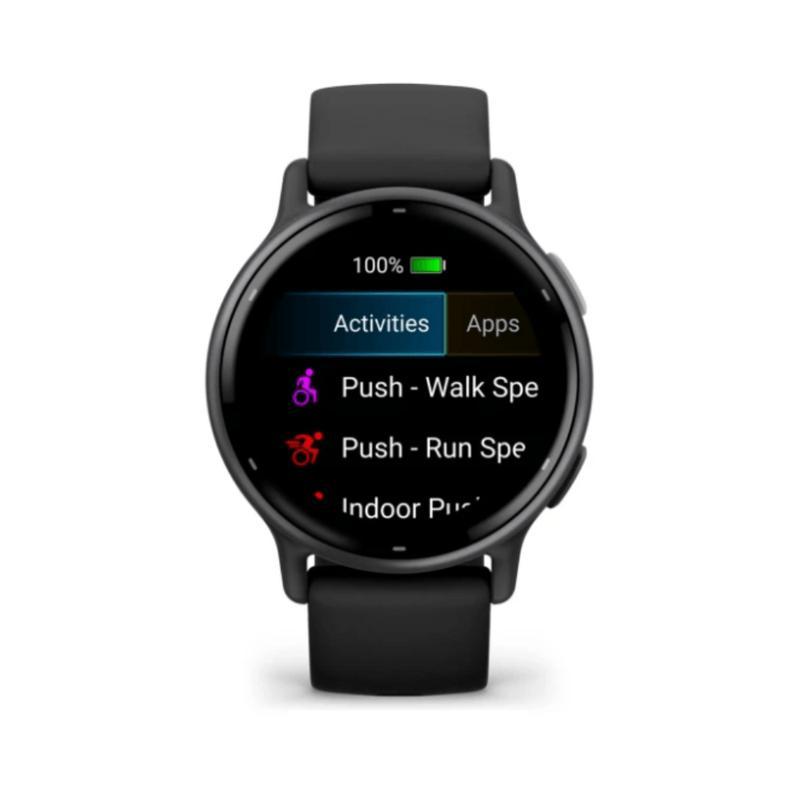 Smartwatch Relógio Garmin Vivoactive 5 Preto com Monitor Cardíaco de Pulso com GPS 42mm - 6