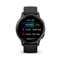 Smartwatch Relógio Garmin Vivoactive 5 Preto com Monitor Cardíaco de Pulso com GPS 42mm - 6