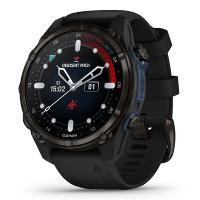 Relógio Garmin Descent Mk3si com Monitor Cardíaco de Pulso e GPS Cinza Carbono DLC Ti Preto EMEA 43mm - 1