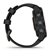 Relógio Garmin Descent Mk3si com Monitor Cardíaco de Pulso e GPS Cinza Carbono DLC Ti Preto EMEA 43mm - 6