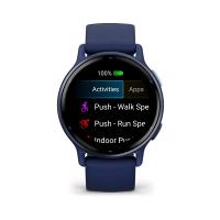 Smartwatch Relógio Garmin Vivoactive 5 Azul Marinho com Monitor Cardíaco de Pulso com GPS 42mm - 6