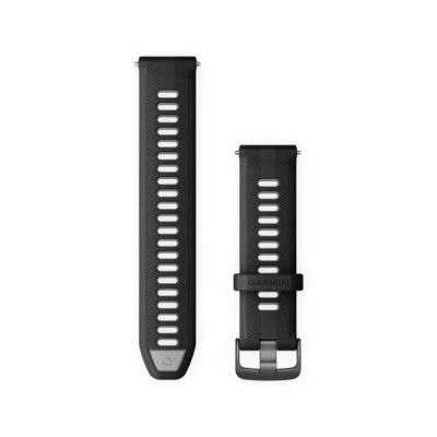 Smartwatch Pulseira Forerunner 965 Preto e Cinza 22mm c/ Hardware Cinza Ardósia Silicone