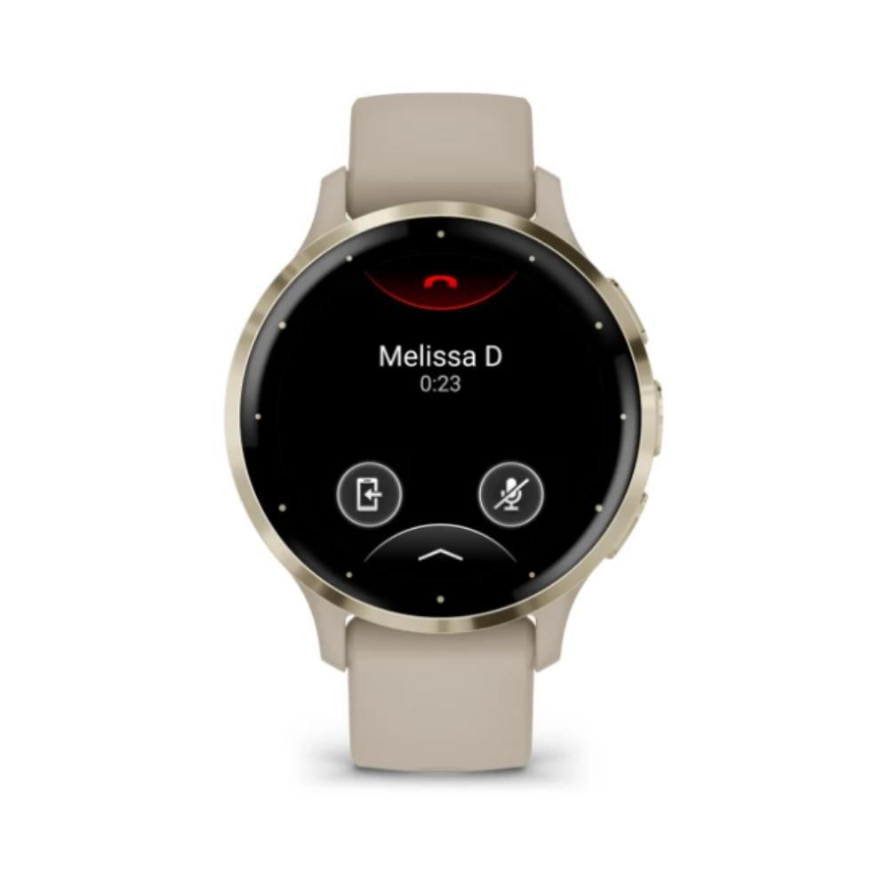 Smartwatch Relógio Garmin Venu 3S Cinza com dourado 41mm - 2