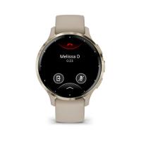 Smartwatch Relógio Garmin Venu 3S Cinza com dourado 41mm - 2