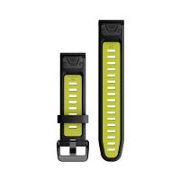 Smartwatch Pulseira Garmin QuickFit 20 para Fenix 6S / 7S / EpixPro42mm / Instinct 2S Preto com Amarelo Silicone - 2