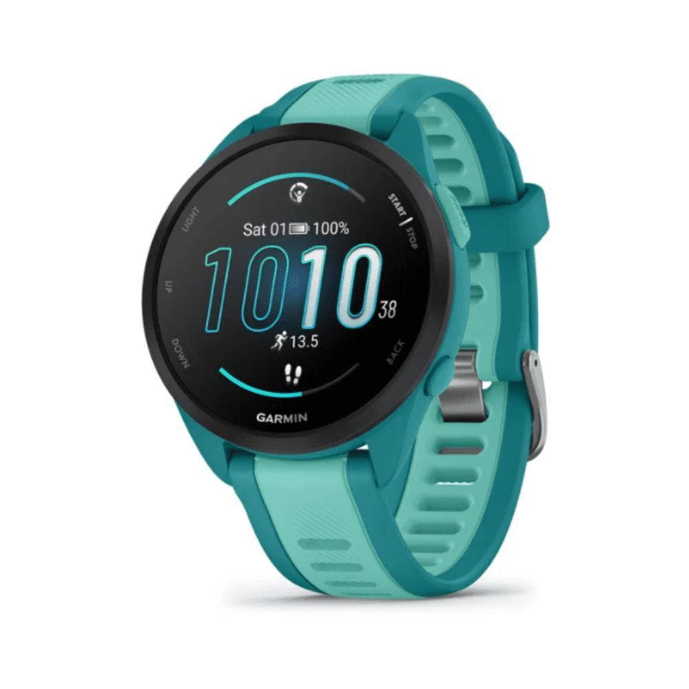 Smartwatch Relógio Garmin Forerunner 165 Music Turquesa/Azul WW com Monitor Cardíaco de Pulso e GPS 43mm - 1