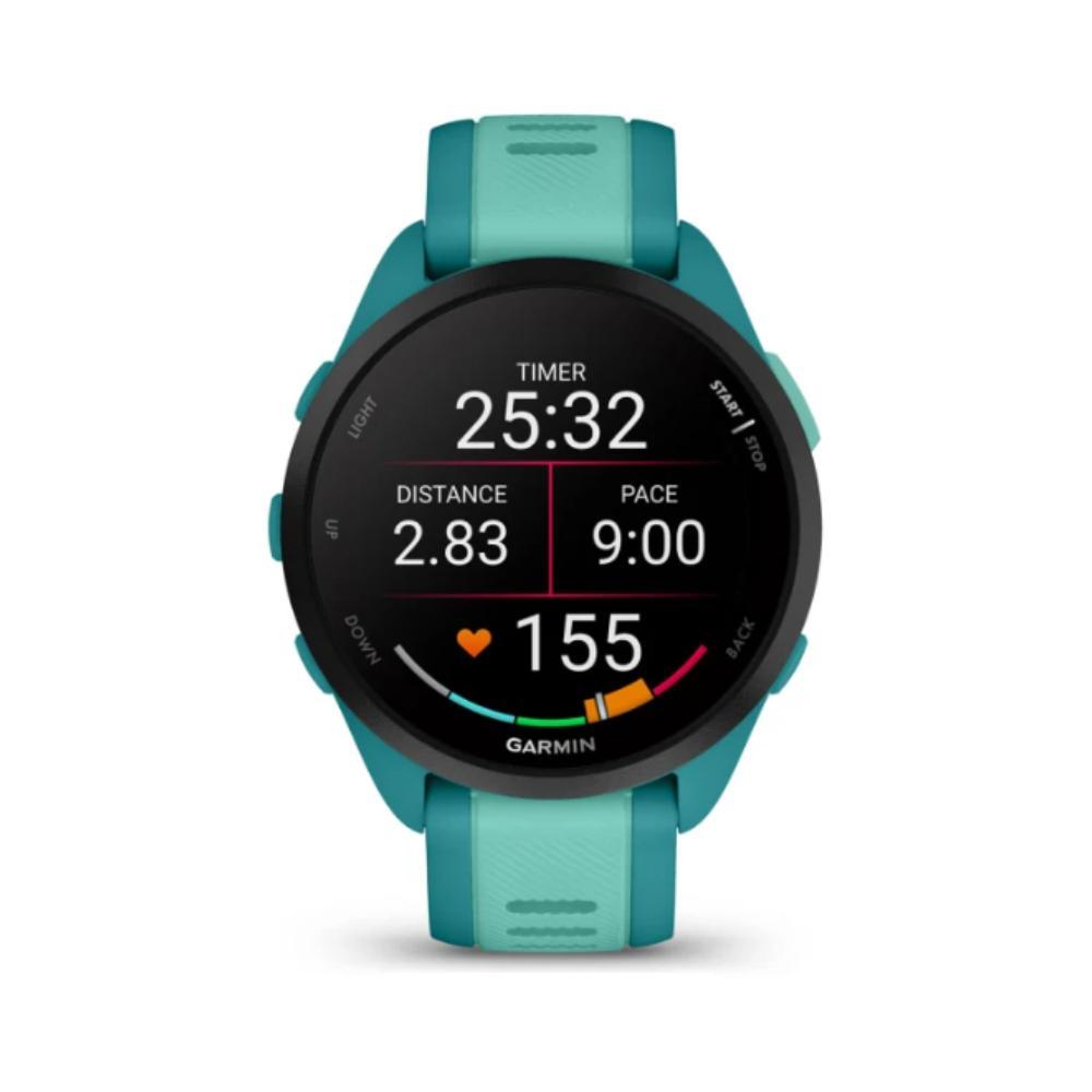 Smartwatch Relógio Garmin Forerunner 165 Music Turquesa/Azul WW com Monitor Cardíaco de Pulso e GPS 43mm - 2