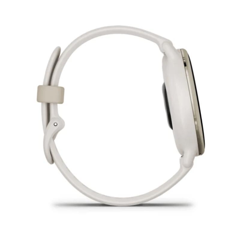 Relógio Garmin Vivoactive 5 Dourado com pulseira de silicone Marfim com Monitor Cardíaco de Pulso com GPS 42mm - 5