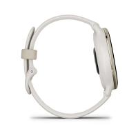 Relógio Garmin Vivoactive 5 Dourado com pulseira de silicone Marfim com Monitor Cardíaco de Pulso com GPS 42mm - 5