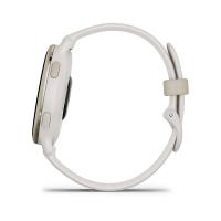 Relógio Garmin Vivoactive 5 Dourado com pulseira de silicone Marfim com Monitor Cardíaco de Pulso com GPS 42mm - 8