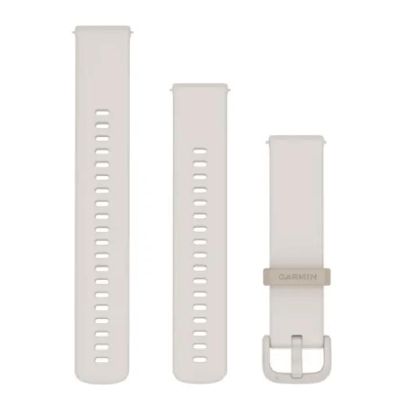 Smartwatch Pulseira Garmin Quick Release 20mm Marfim FR55/165/245/Venu/Vivoactive 5 - 1