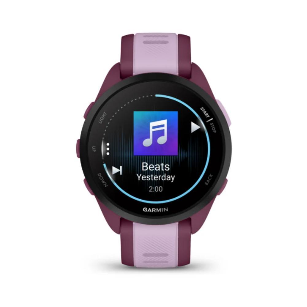 Relógio Garmin Forerunner 165 Music Cereja/ Lilás WW com Monitor Cardíaco de Pulso e GPS 43mm - 4