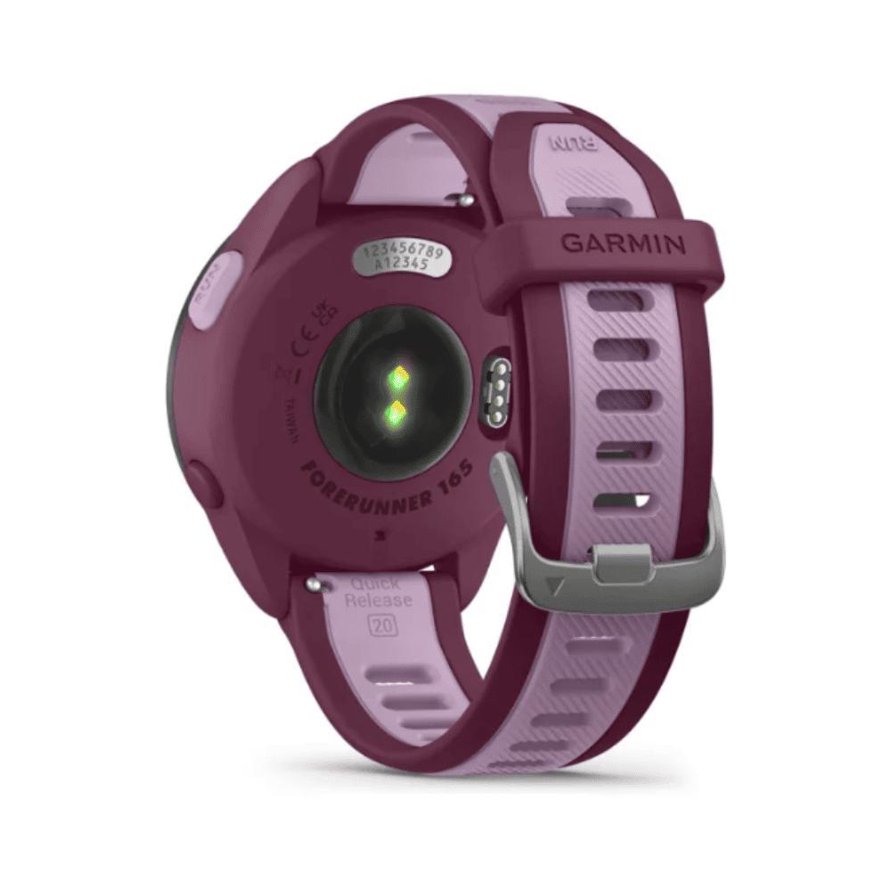 Relógio Garmin Forerunner 165 Music Cereja/ Lilás WW com Monitor Cardíaco de Pulso e GPS 43mm - 6