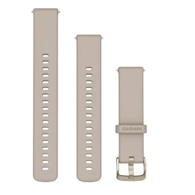 Smartwatch Pulseira Garmin Venu 3S 18mm Cinza c/ dourado