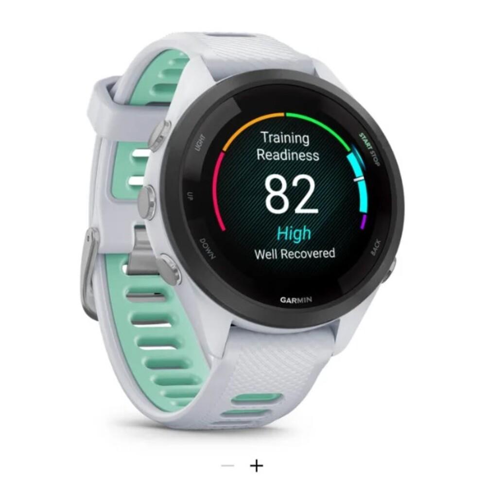 Smartwatch Relógio Garmin Forerunner 265S Music Branco EU/PAC com Monitor Cardíaco de Pulso e GPS 42mm - 8