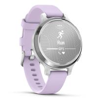 Smartwatch Monitor Cardíaco de Pulso com GPS Garmin Lily 2 Active 38mm (2024)  Prata Pulseira Roxo Jasmim de Silicone - 2