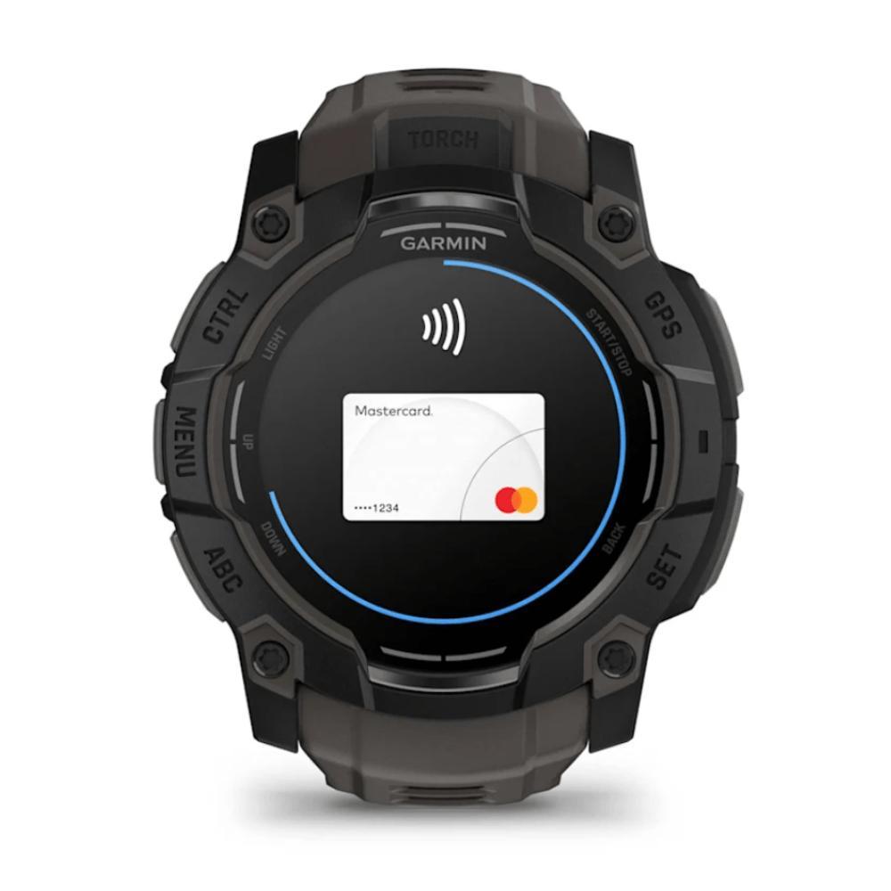 Smartwatch Relógio Garmin Instinct 3 com Monitor Cardíaco de Pulso e GPS 50 mm Amoled, Preto com pulseira de silicone Grafite - 8