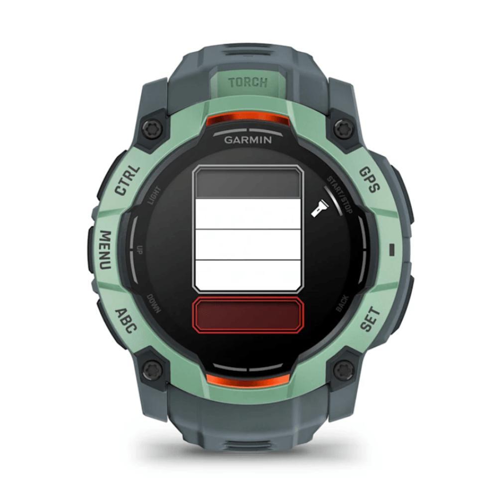 Smartwatch Relógio Garmin Instinct 3 com Monitor Cardíaco de Pulso e GPS 50 mm Amoled, Neo Tropical com pulseira de silicone Cinza Crepúsculo - 5