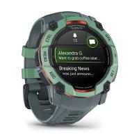 Smartwatch Relógio Garmin Instinct 3 com Monitor Cardíaco de Pulso e GPS 50 mm Amoled, Neo Tropical com pulseira de silicone Cinza Crepúsculo - 3
