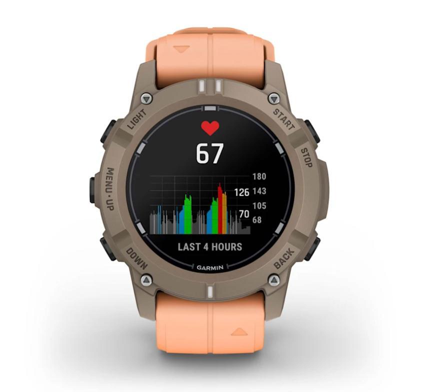 Relógio Monitor Cardíaco de Pulso com GPS Garmin Descent G2 Rosa 45mm - 3