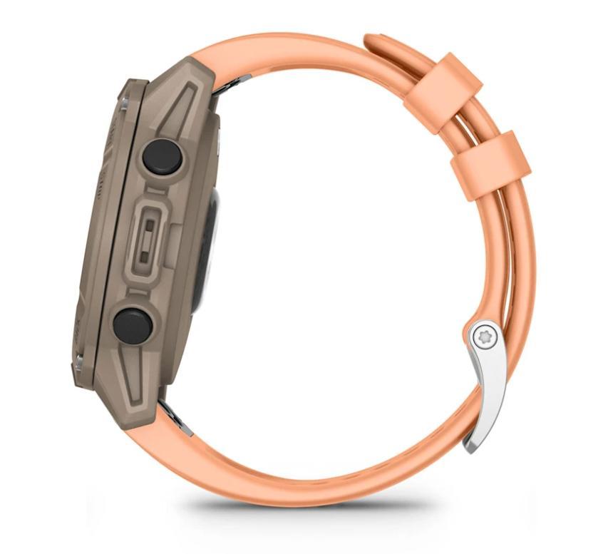 Relógio Monitor Cardíaco de Pulso com GPS Garmin Descent G2 Rosa 45mm - 10