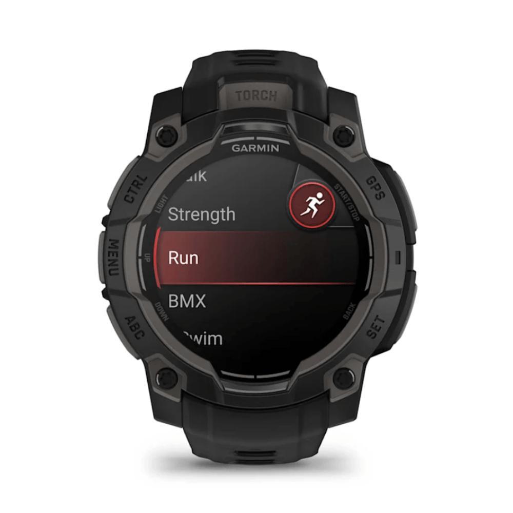 Smartwatch Relógio Garmin Instinct 3 com Monitor Cardíaco de Pulso e GPS 45 mm Amoled, Neo Tropical com pulseira de silicone Neo Tropical - 2