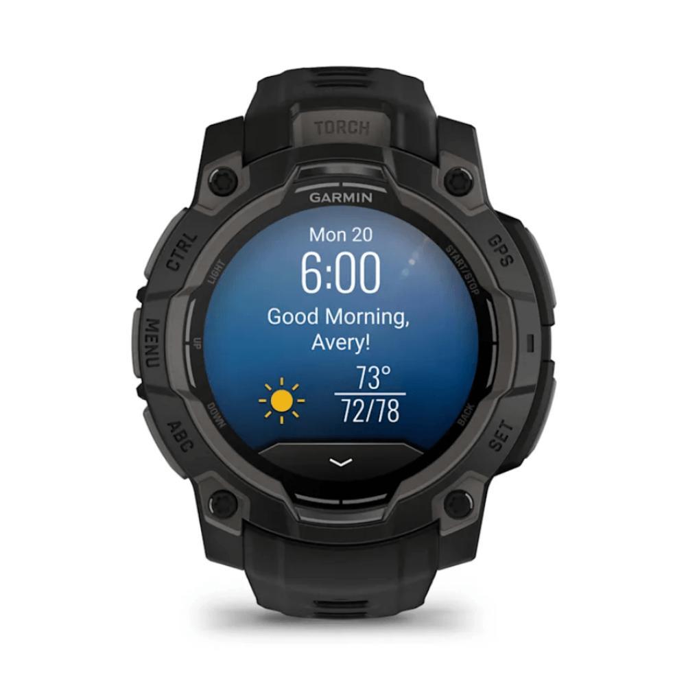 Smartwatch Relógio Garmin Instinct 3 com Monitor Cardíaco de Pulso e GPS 45 mm Amoled, Neo Tropical com pulseira de silicone Neo Tropical - 6