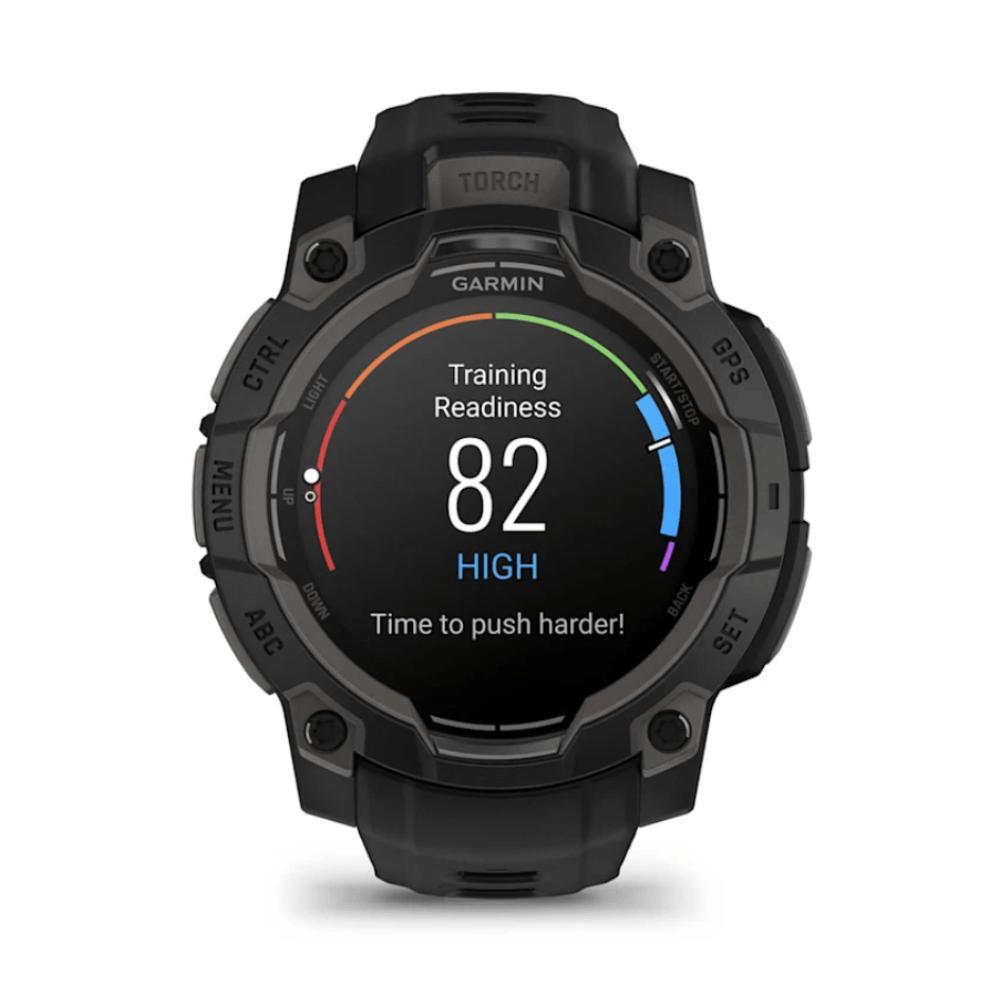 Smartwatch Relógio Garmin Instinct 3 com Monitor Cardíaco de Pulso e GPS 45 mm Amoled, Neo Tropical com pulseira de silicone Neo Tropical - 8