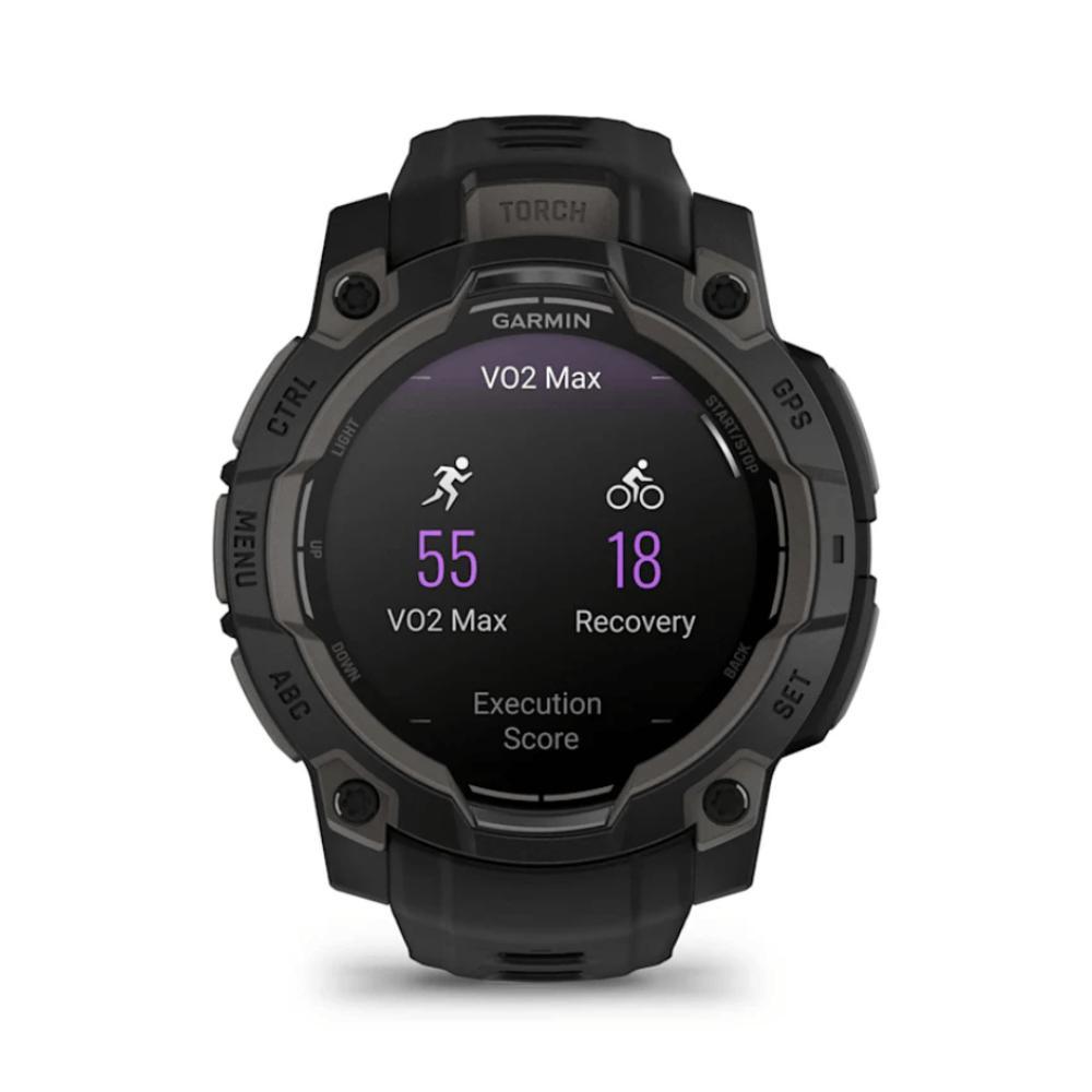 Smartwatch Relógio Garmin Instinct 3 com Monitor Cardíaco de Pulso e GPS 45 mm Amoled, Neo Tropical com pulseira de silicone Neo Tropical - 9