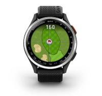 Relógio Monitor Cardíaco de Pulso com GPS Garmin Approach® S44 (2025) Prata com pulseira de silicone preta 43mm - 6