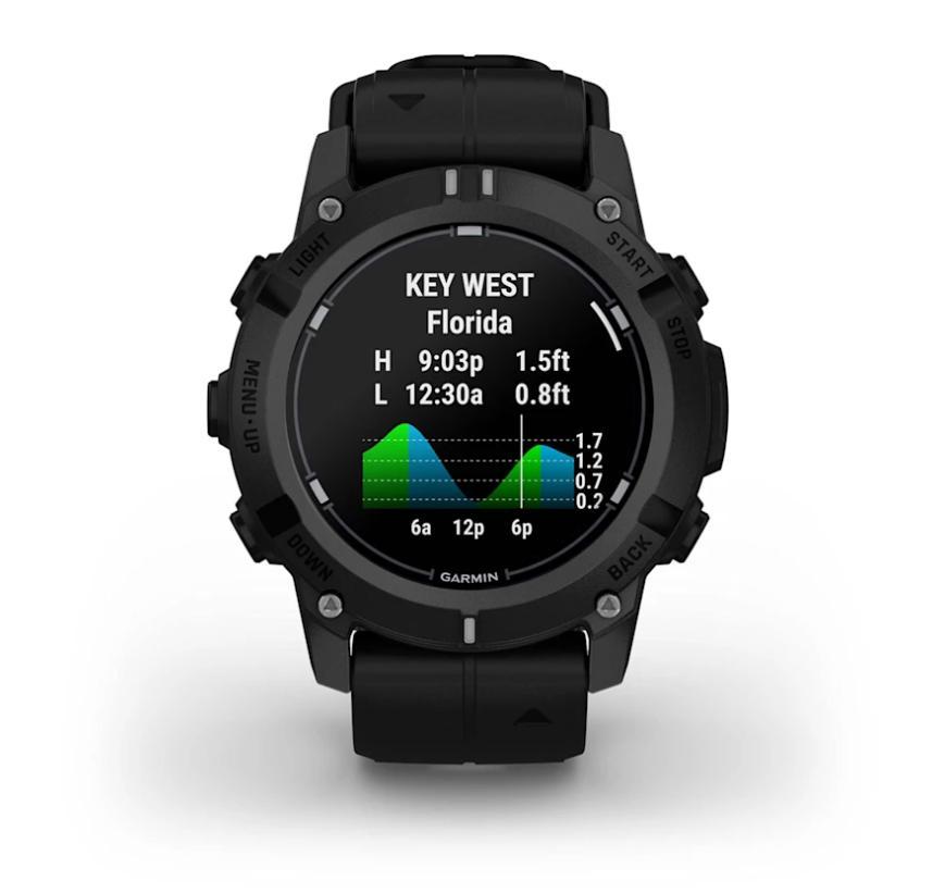 Relógio Monitor Cardíaco de Pulso com GPS Garmin Descent G2 Preto 46mm - 5