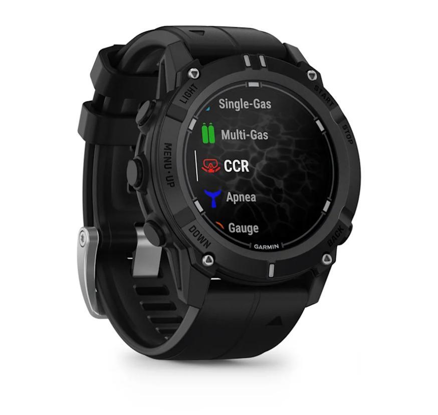 Relógio Monitor Cardíaco de Pulso com GPS Garmin Descent G2 Preto 46mm - 6