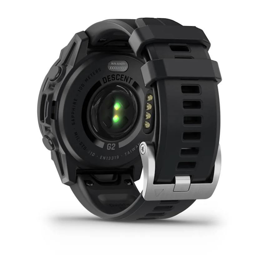 Relógio Monitor Cardíaco de Pulso com GPS Garmin Descent G2 Preto 46mm - 9