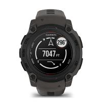 Smartwatch Relógio Garmin Instinct E com Monitor Cardíaco de Pulso e GPS 40 mm Preto com pulseira de silicone Grafite