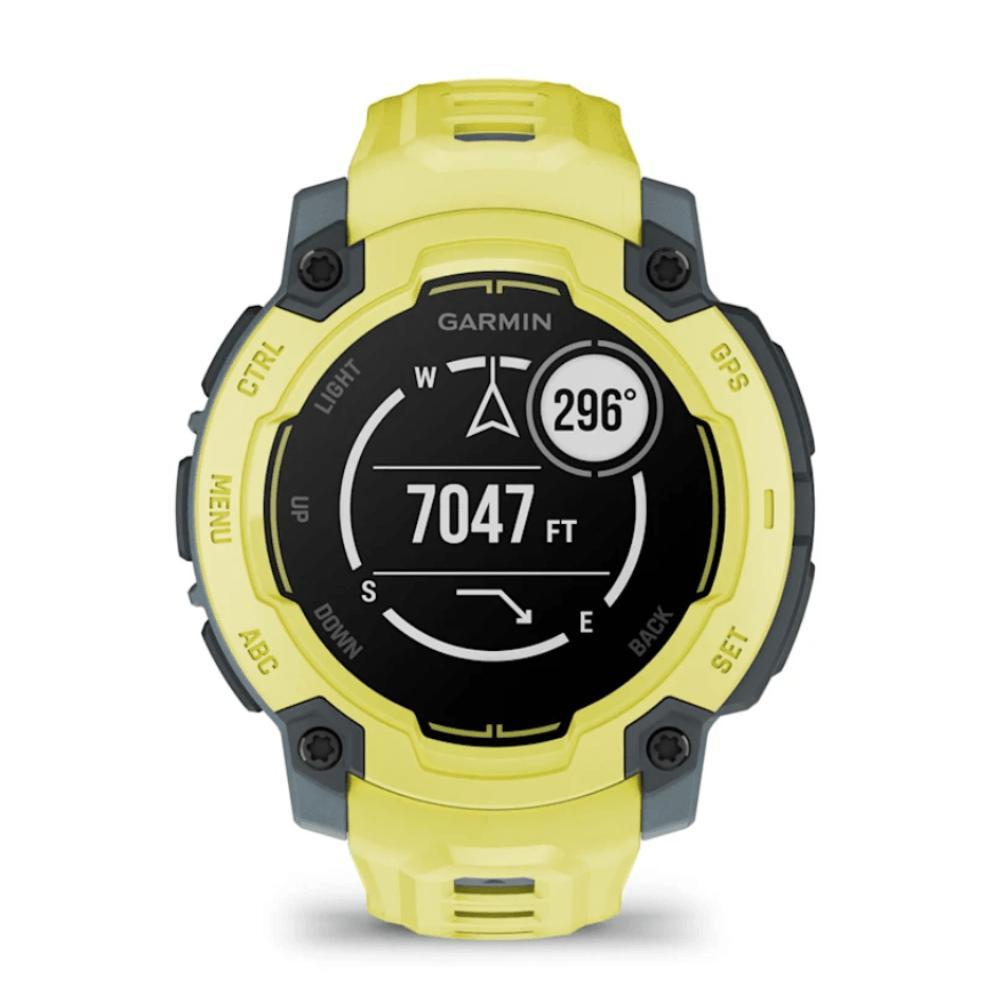 Smartwatch Relógio Garmin Instinct E com Monitor Cardíaco de Pulso e GPS 45 mm Verde com pulseira de silicone Cinza Crepúsculo - 4