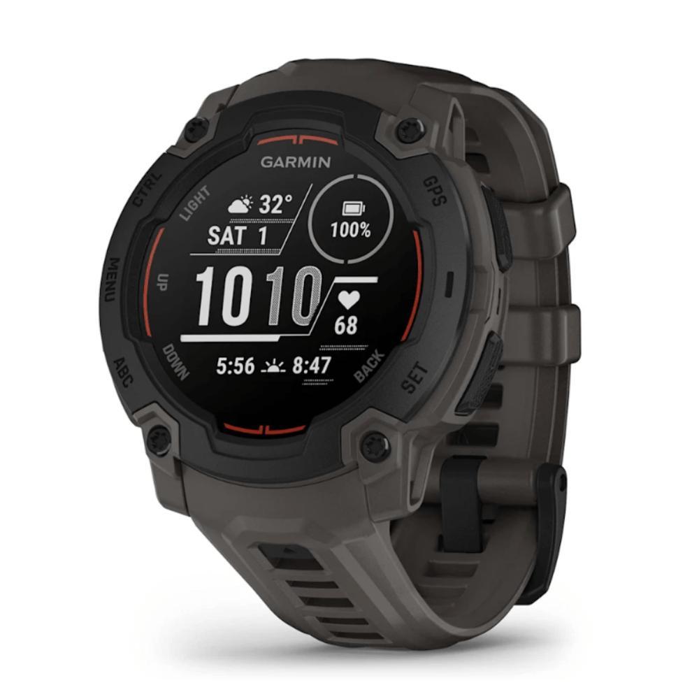 Smartwatch Relógio Garmin Instinct E com Monitor Cardíaco de Pulso e GPS 45 mm Preto com pulseira de silicone Grafite - 1